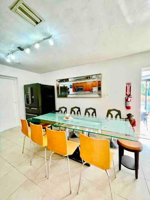 Jungle To Beach 4 R 3 Bedroom Family And Pet Heated Pool N Airport N Beach N Hard Rock Fort Lauderdale Exterior photo